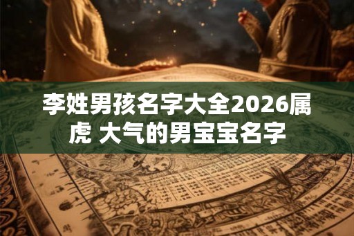 李姓男孩名字大全2026属虎 大气的男宝宝名字