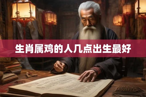 生肖属鸡的人几点出生最好