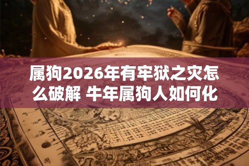 属狗2026年有牢狱之灾怎么破解 牛年属狗人如何化解灾难