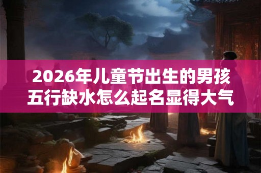 2026年儿童节出生的男孩五行缺水怎么起名显得大气