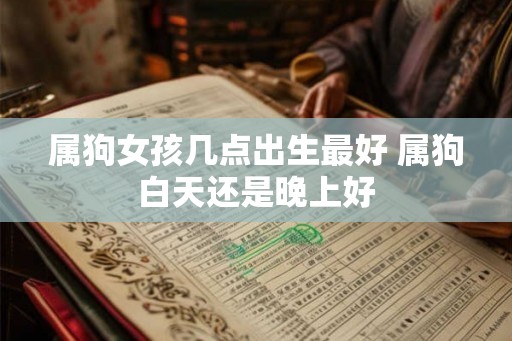 属狗女孩几点出生最好 属狗白天还是晚上好