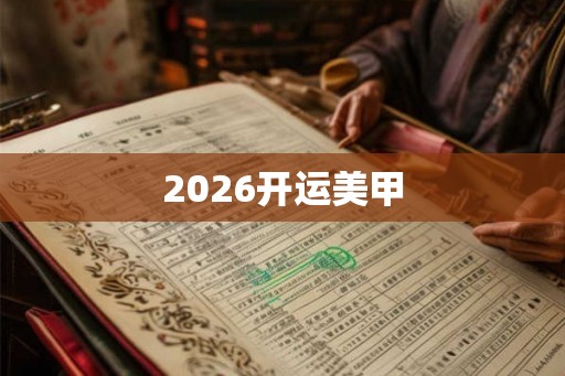 2026开运美甲