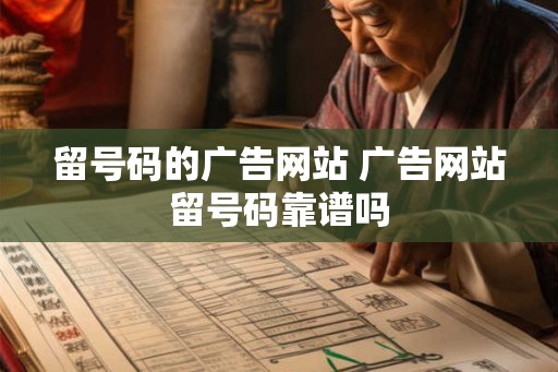 留号码的广告网站 广告网站留号码靠谱吗