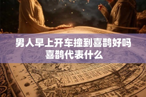 男人早上开车撞到喜鹊好吗 喜鹊代表什么 男人早上开车撞到喜鹊好吗 喜鹊代表什么