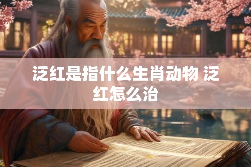 泛红是指什么生肖动物 泛红怎么治 泛红是指什么生肖动物 泛红怎么治