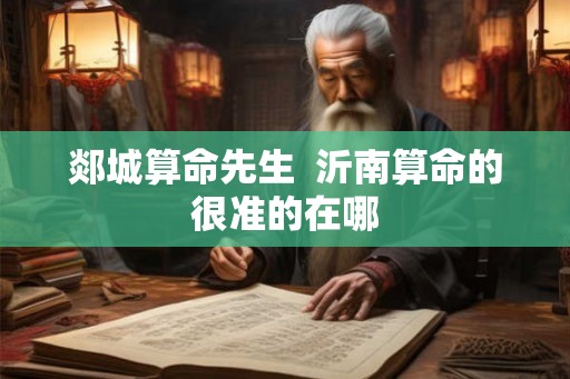 郯城算命先生  沂南算命的很准的在哪