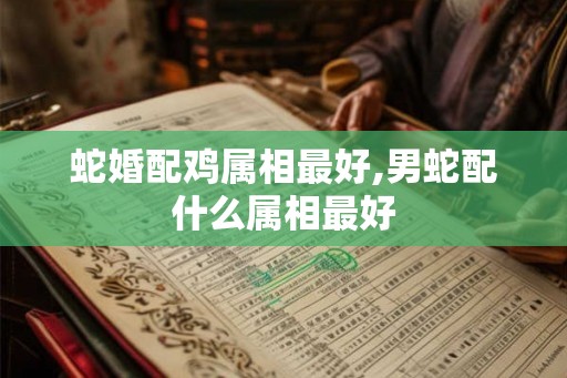 蛇婚配鸡属相最好,男蛇配什么属相最好