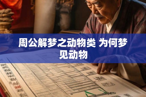 周公解梦之动物类 为何梦见动物