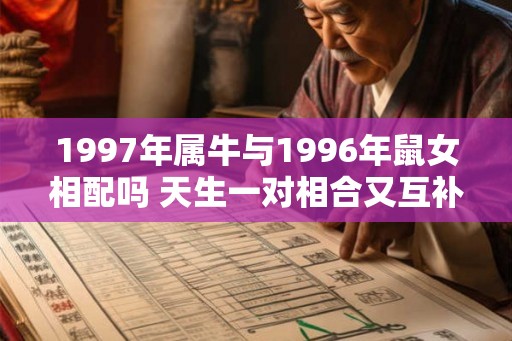 1997年属牛与1996年鼠女相配吗 天生一对相合又互补