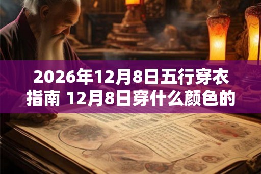 2026年12月8日五行穿衣指南 12月8日穿什么颜色的衣服