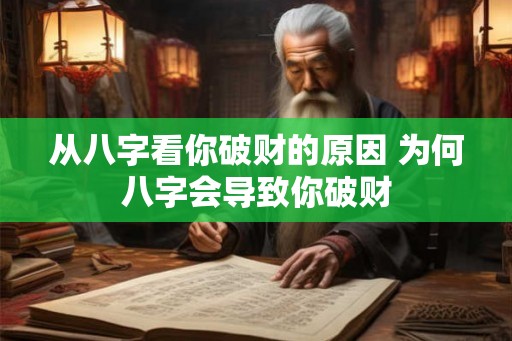 从八字看你破财的原因 为何八字会导致你破财