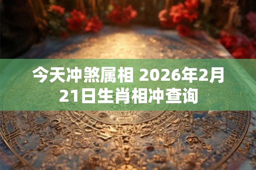 今天冲煞属相 2026年2月21日生肖相冲查询