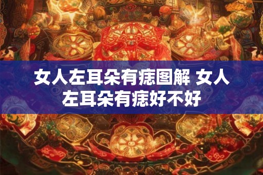 女人左耳朵有痣图解 女人左耳朵有痣好不好