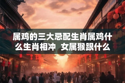 属鸡的三大忌配生肖属鸡什么生肖相冲 女属猴跟什么属相最配 属鸡的三大忌配生肖属鸡什么生肖相冲 女属猴跟什么属相最配