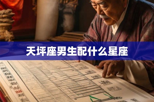 天坪座男生配什么星座