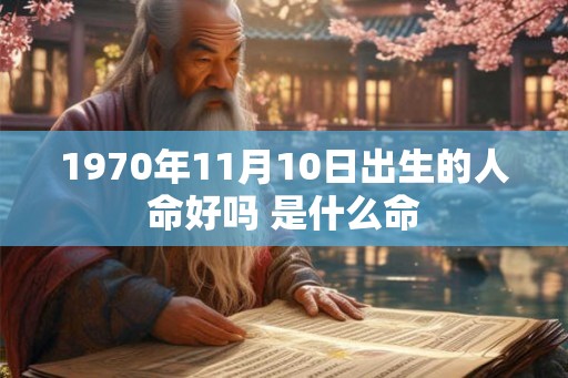 1970年11月10日出生的人命好吗 是什么命