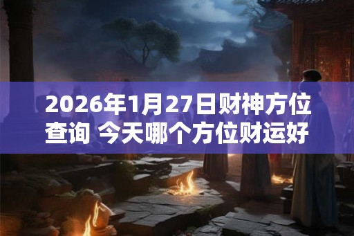 2026年1月27日财神方位查询 今天哪个方位财运好