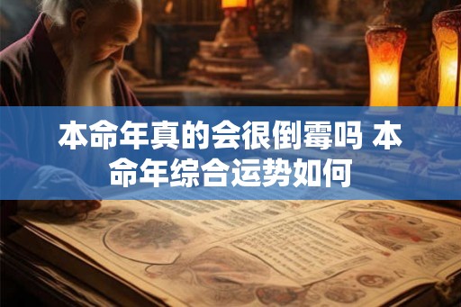 本命年真的会很倒霉吗 本命年综合运势如何