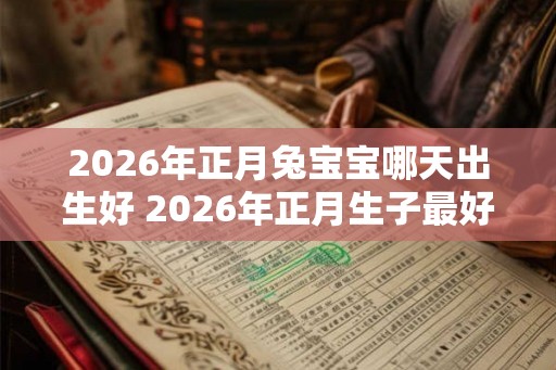 2026年正月兔宝宝哪天出生好 2026年正月生子最好的日子