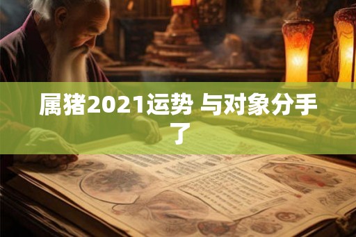 属猪2021运势 与对象分手了