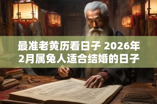 最准老黄历看日子 2026年2月属兔人适合结婚的日子一览表 最准老黄历看日子 2026年2月属兔人适合结婚的日子一览表
