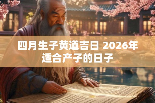 四月生子黄道吉日 2026年适合产子的日子