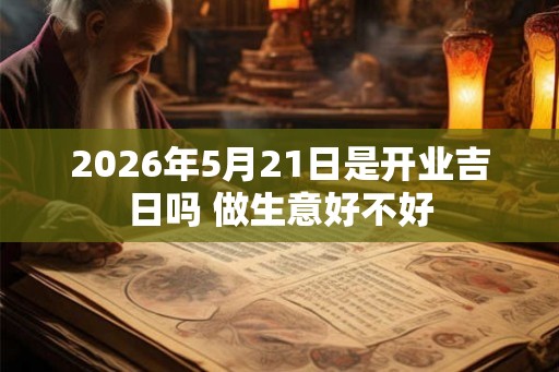 2026年5月21日是开业吉日吗 做生意好不好
