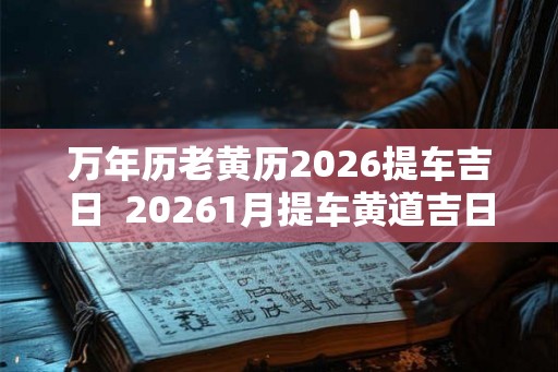 万年历老黄历2026提车吉日 20261月提车黄道吉日 万年历老黄历2026提车吉日 20261月提车黄道吉日
