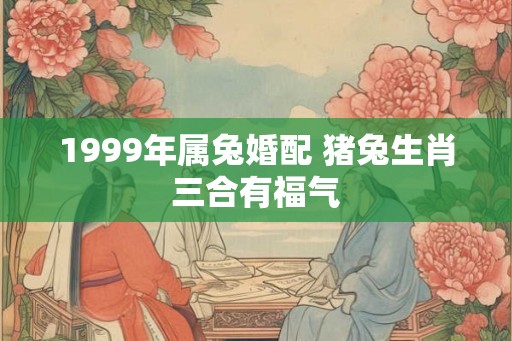 1999年属兔婚配 猪兔生肖三合有福气