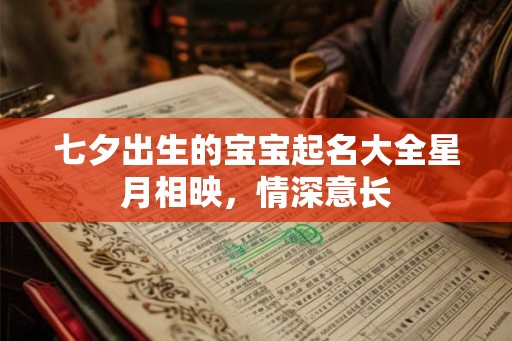 七夕出生的宝宝起名大全星月相映，情深意长