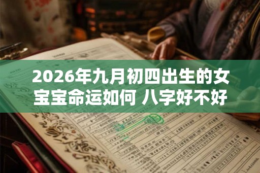 2026年九月初四出生的女宝宝命运如何 八字好不好 2026年九月初四出生的女宝宝命运如何 八字好不好