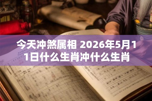 今天冲煞属相 2026年5月11日什么生肖冲什么生肖