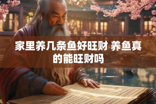家里养几条鱼好旺财 养鱼真的能旺财吗