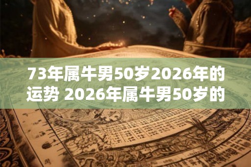 73年属牛男50岁2026年的运势 2026年属牛男50岁的运势如何