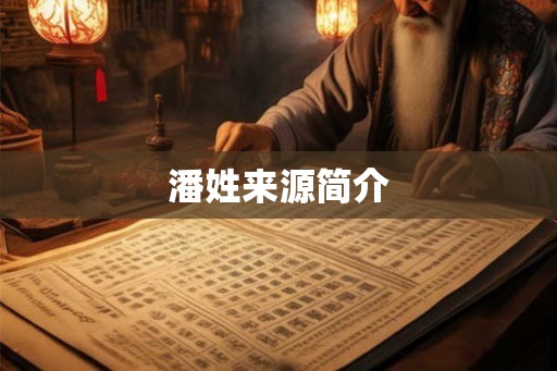 潘姓来源简介