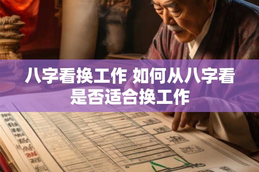 八字看换工作 如何从八字看是否适合换工作
