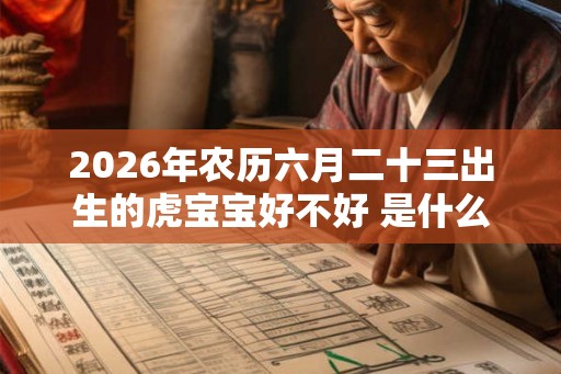 2026年农历六月二十三出生的虎宝宝好不好 是什么命