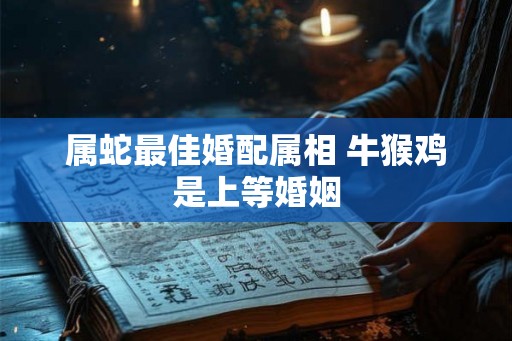 属蛇最佳婚配属相 牛猴鸡是上等婚姻 属蛇最佳婚配属相 牛猴鸡是上等婚姻