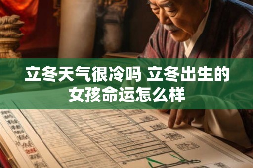 立冬天气很冷吗 立冬出生的女孩命运怎么样
