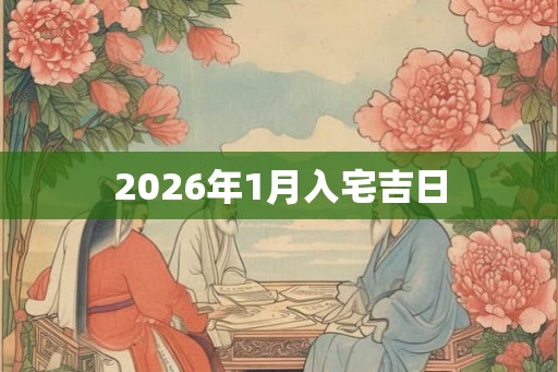 2026年1月入宅吉日