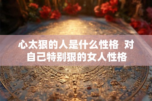 心太狠的人是什么性格  对自己特别狠的女人性格