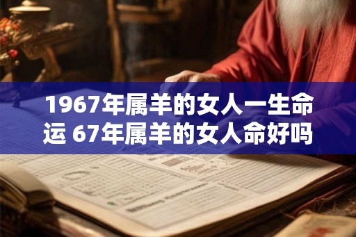 1967年属羊的女人一生命运 67年属羊的女人命好吗