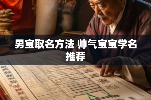 男宝取名方法 帅气宝宝学名推荐