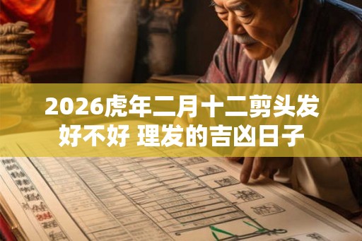 2026虎年二月十二剪头发好不好 理发的吉凶日子
