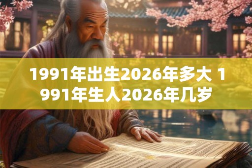 1991年出生2026年多大 1991年生人2026年几岁