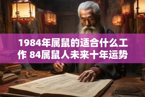 1984年属鼠的适合什么工作 84属鼠人未来十年运势