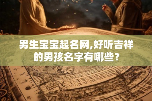 男生宝宝起名网,好听吉祥的男孩名字有哪些? 男生宝宝起名网,好听吉祥的男孩名字有哪些?