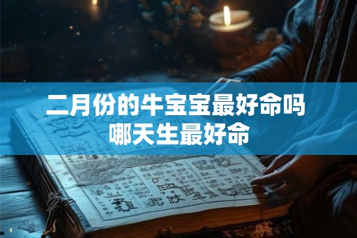 二月份的牛宝宝最好命吗 哪天生最好命 二月份的牛宝宝最好命吗 哪天生最好命