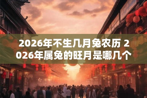 2026年不生几月兔农历 2026年属兔的旺月是哪几个月 2026年不生几月兔农历 2026年属兔的旺月是哪几个月