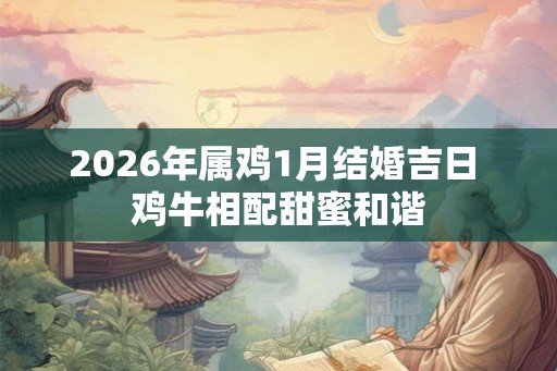 2026年属鸡1月结婚吉日 鸡牛相配甜蜜和谐